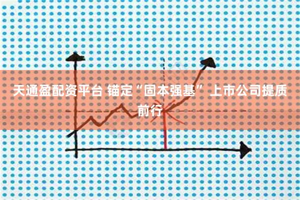 天通盈配资平台 锚定“固本强基” 上市公司提质前行